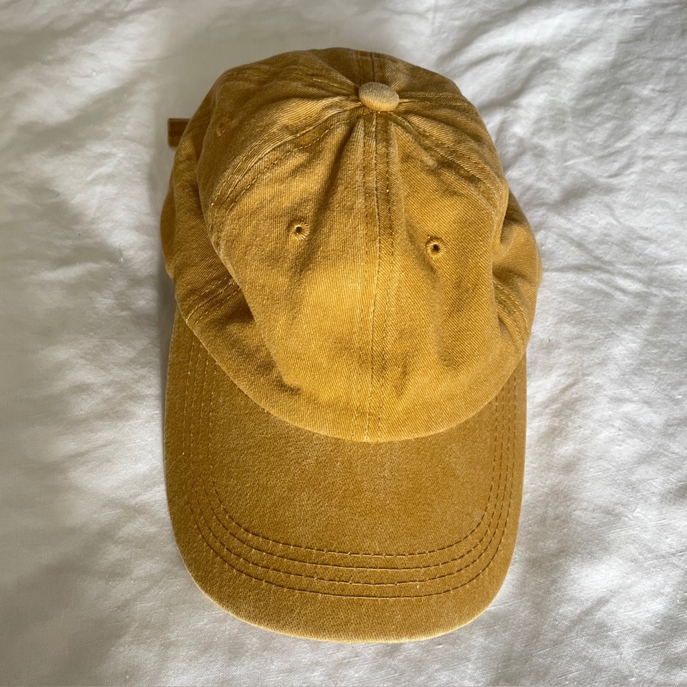 Baseball Cap 100% Cotton Ochre Tan